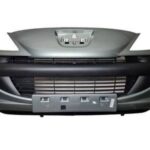 مجموعه سپر جلو پژو 207 رنگ تیتانیومی 7712 بدون چراغ مه شکن - کروز پلاس