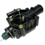 ترموستات کامل پژو 206 تیپ پنج و 207 اورجینال - 91 درجه